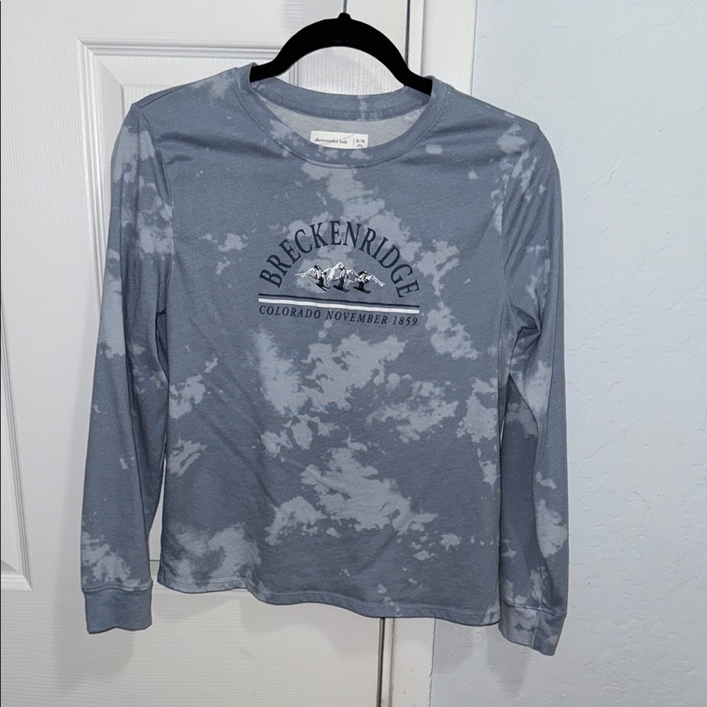 Abercrombie Kids Blue Tie-Dye Breckenridge Top
